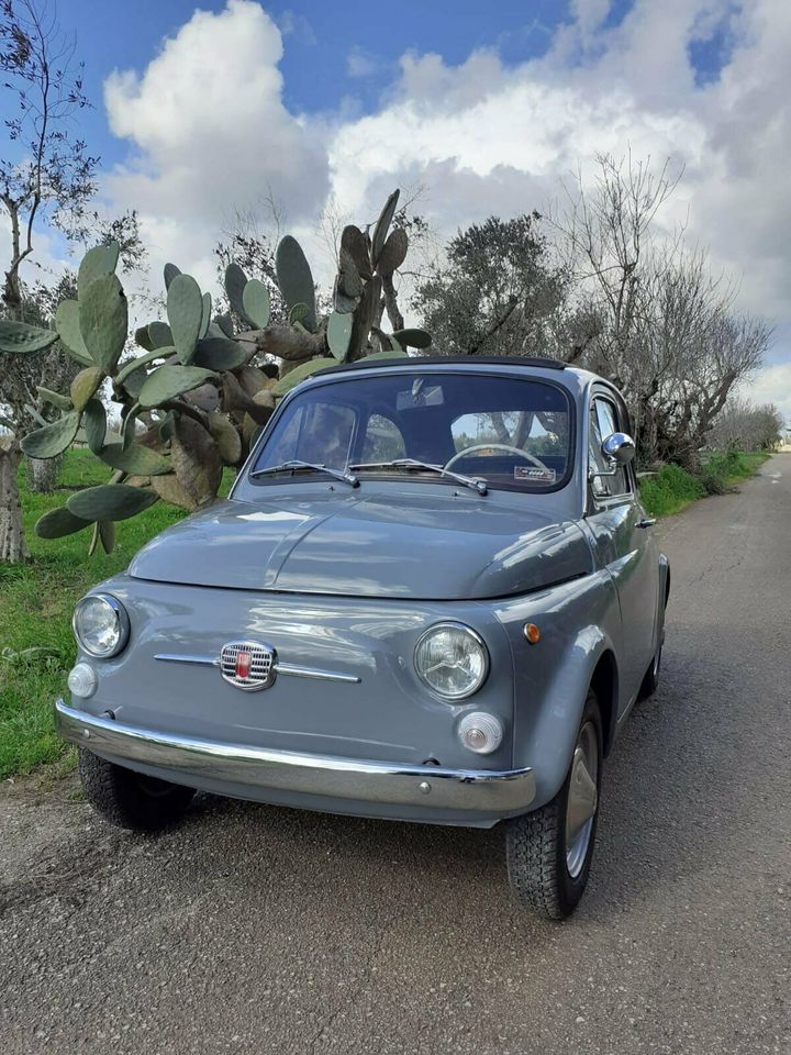 Oldtimer Fiat 500 Faltdach zu vermieten in Veitsbronn