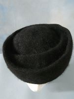 damenhut schwarz angora vintage Hessen - Ober-Ramstadt Vorschau