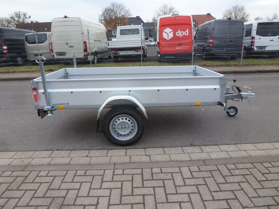 PKW Anhänger STEMA 750 KG NEU 251x128cm 100 km/h Stützen Stützrad in Breitenworbis