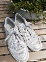 Silberne Sneaker Schuhe Größe 39 Lichtentanne - Schönfels Gem Lichtentanne Vorschau