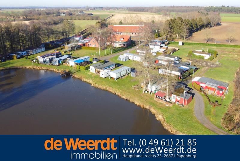 Freizeitareal mit Campingplatz, Reithalle, Gaststätte und Bebauungsmöglichkeit für Wochenendhäuser in Heede, www.deweerdt.de in Heede(Emsland)