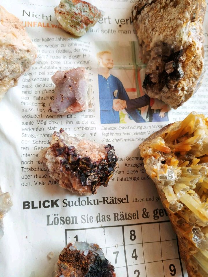 Mineralien Erzgebirge Fluorit Mineraliensammlung Erzgebirge Frohn in Sehmatal-Sehma