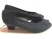Jenny by Ara Pumps Peeptoes Gr.8 1/2 42,5 Weite G dunkelblau Lede Rheinland-Pfalz - Mutterstadt Vorschau