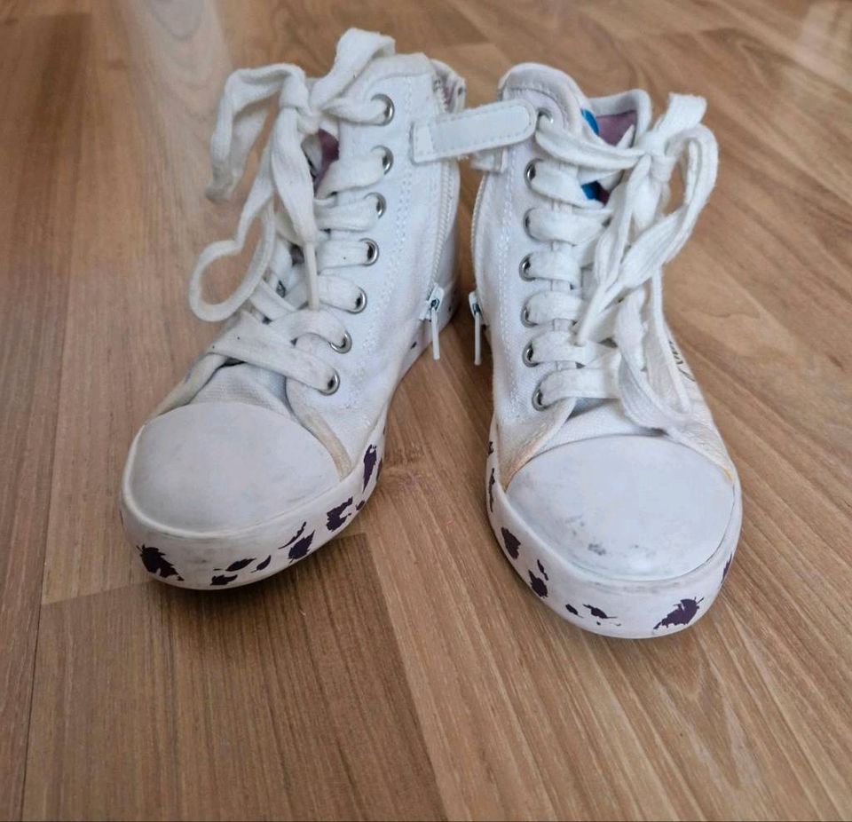 ⭐️Geox weiße Sneakers Frozen 2  Anna Elsa⭐️30 in Plankstadt