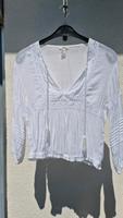 weiße Boho-Bluse | leichte Sommerbluse mit Häkel-Details Kr. München - Feldkirchen Vorschau