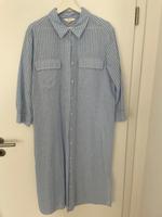 Leinenkleid Damen, gestreift weiß-blau, Größe 40 / H&M Bayern - Aschaffenburg Vorschau