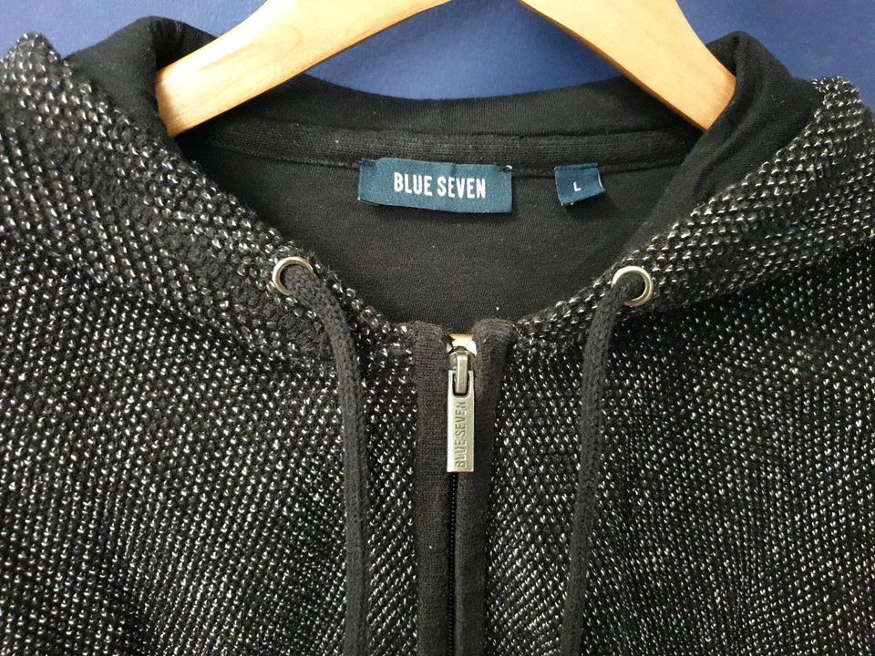 Strickjacke für Herren schwarz, Größe L, Blue Seven in Pforzheim