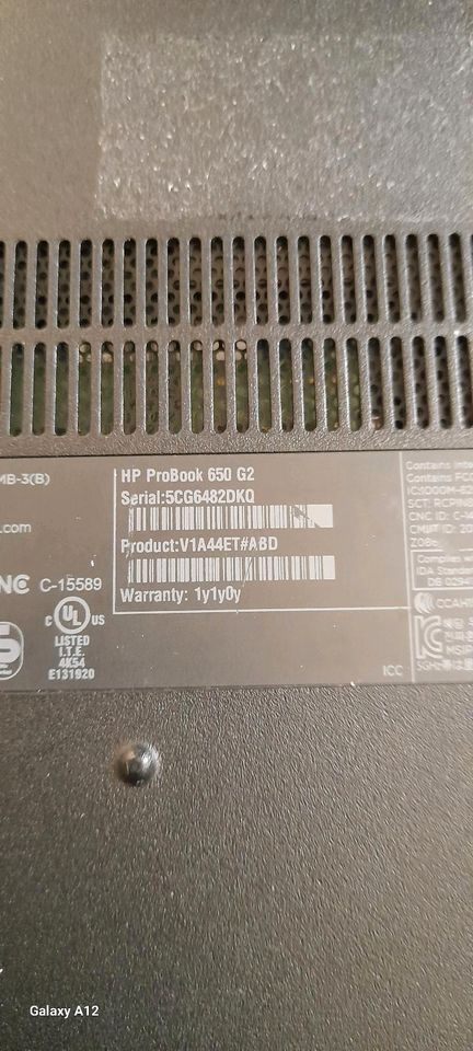 Hp ProBook 650 G2.Cpu i5.SSD250GB.RAM8GB in München
