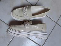 Chunky Boots Loafers  Beige Plateau Schuhe Mokassins Hessen - Lorsch Vorschau