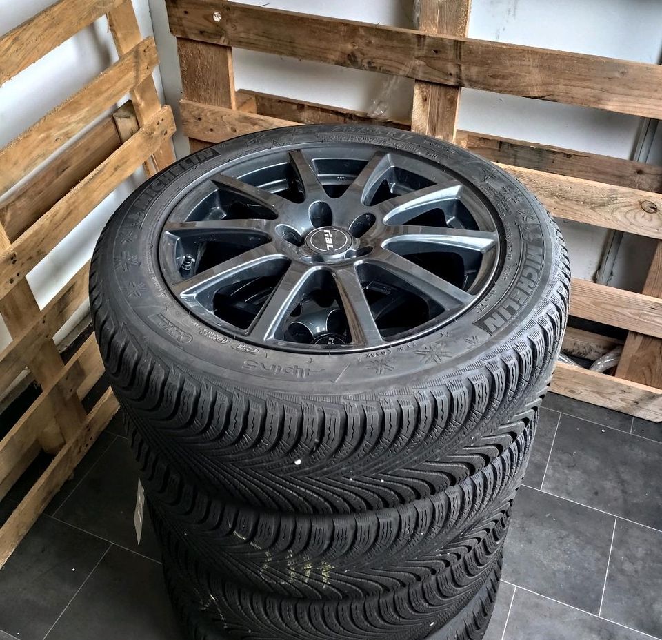 ✓NEUWERTIG VW T-ROC SKODA KAROQ 215/55 R17 WINTERREIFEN ALUFELGEN in Herten