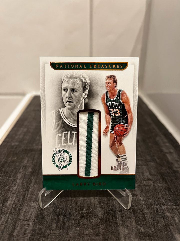 NBA Trading Card Larry Bird Celtics Treasures 08/15 Patch in Bayreuth