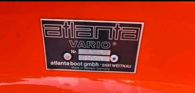 GFK-Jolle Segelboot Atlanta Vario, + Segel, Mast, Slipwagen... in Markgröningen