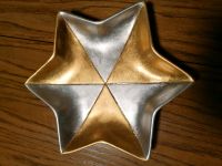 Weihnachtsteller Stern aus Keramik ca 25 cm Rheinland-Pfalz - Nistertal Vorschau