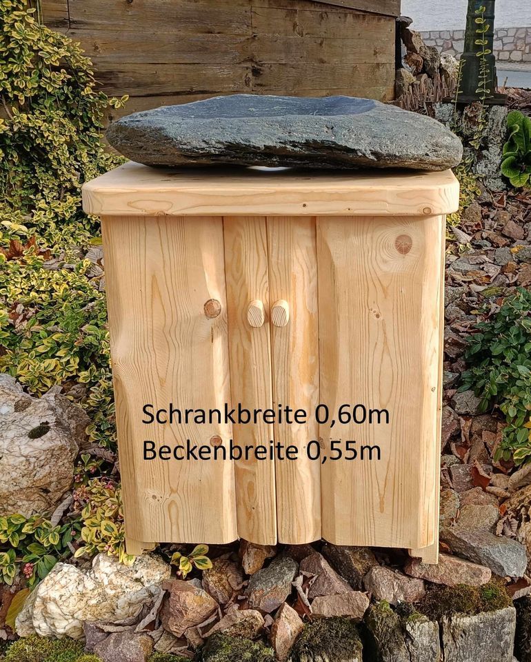 Massives Bett, Karpaten Bett von Blockstammholz in Heidenrod