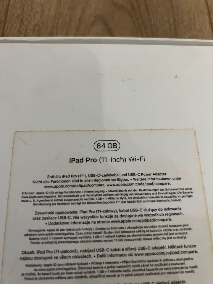 Ipad Pro 11 64gb in Neckarsulm