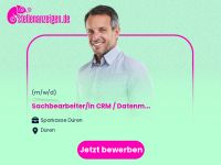 Sachbearbeiter/in CRM / Datenmanagement Nordrhein-Westfalen - Düren Vorschau