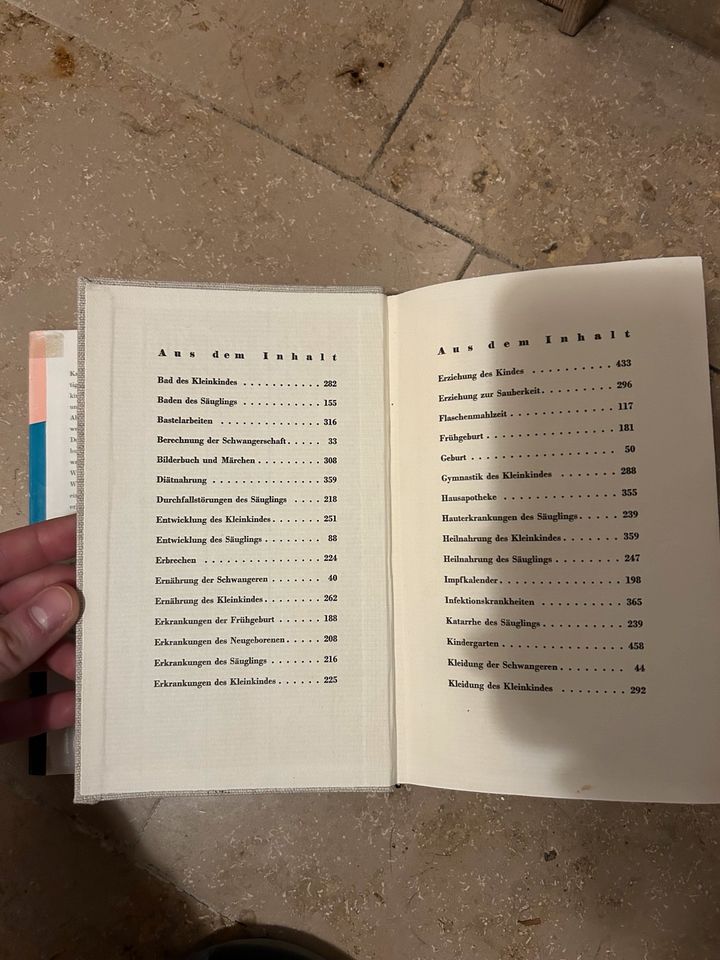 Altes Erziehungsbuch, Ausgabe von 1958 in Grafing bei München