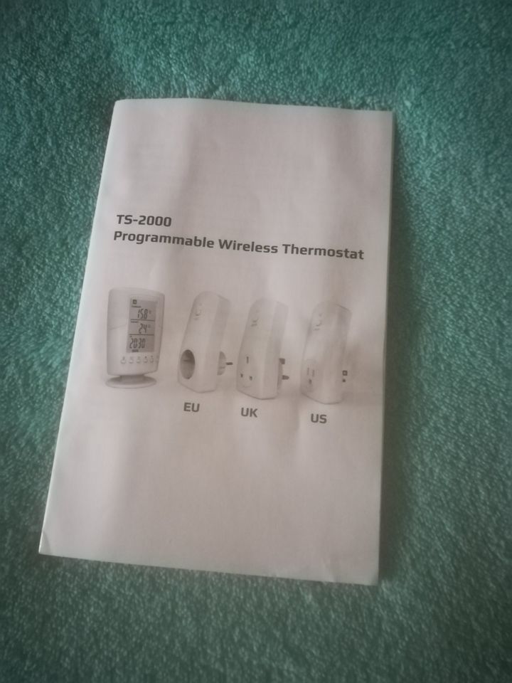 Programmable Wireless Thermostat TS-2000 in Nessetal