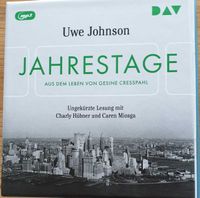 Uwe Johnson, Jahrestage - Hörbuch Vollständige Lesung Baden-Württemberg - Tübingen Vorschau
