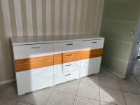 Sideboard weiß massiv mit Holzoptik Niedersachsen - Söhlde Vorschau