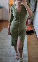 Reserved midikleid mit schlitz strickkleid Gr m khaki grün Bayern - Fürth Vorschau