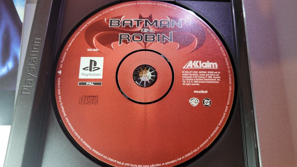 Batman & Robin PS1 Spiel Playstation 1 komplett! sehr gut! in Dortmund