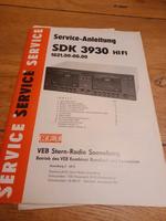 SERVICEANLEITUNG RFT DDR DOPPELKASSETTENDECK SDK3930 Sachsen - Riesa Vorschau