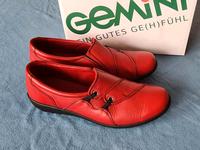 Neu Gr. 40 Damen Schuhe Slipper Gemini echt Leder rot Dresden - Weixdorf Vorschau