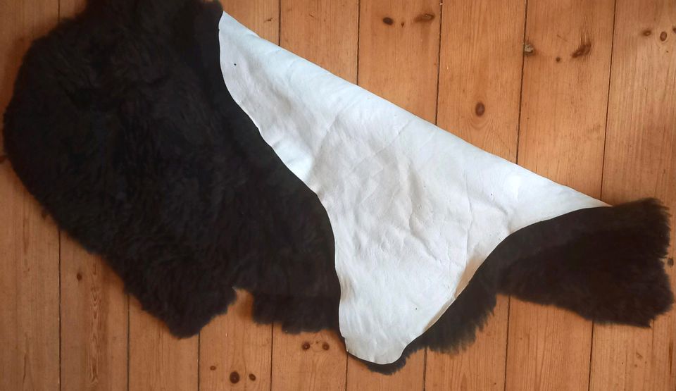 Neu tolles Fell Schafffell Braun  42x70cm Isomatte Teppich Hund in Wustermark