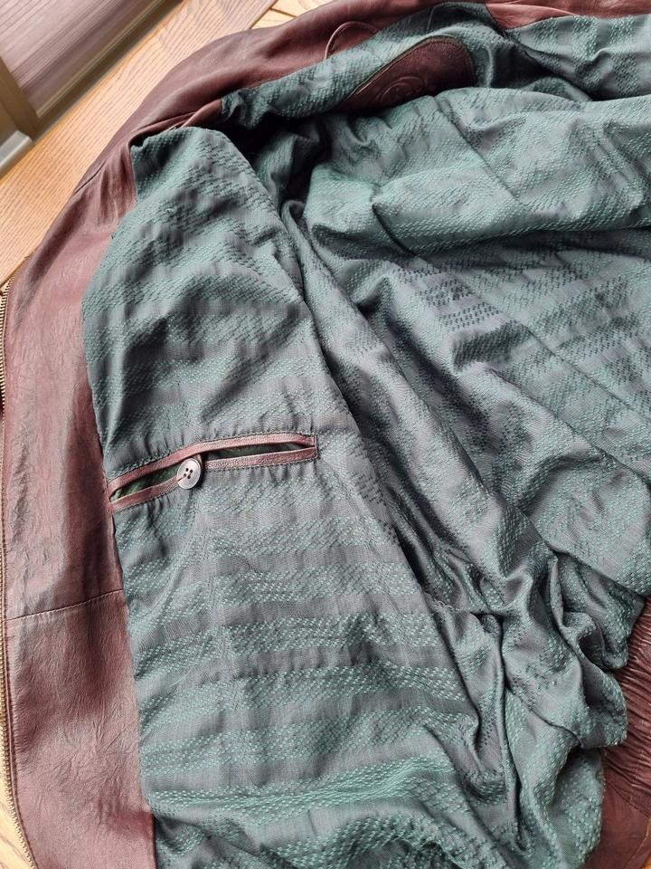 Lederjacke braun Wildbock – Vintage aus den 70er – Größe 56 in Dingolfing