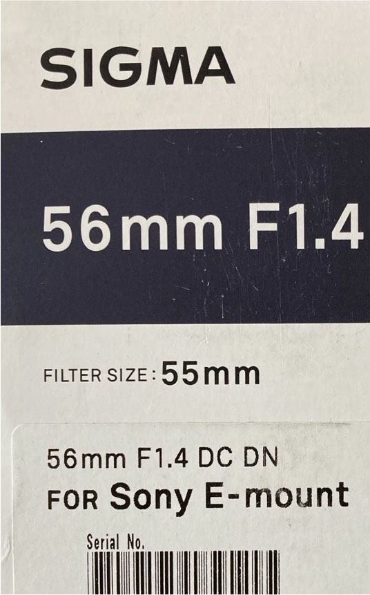 SIGMA 56mm F1.4 DC DN (Sony E-mount) in Gütersloh