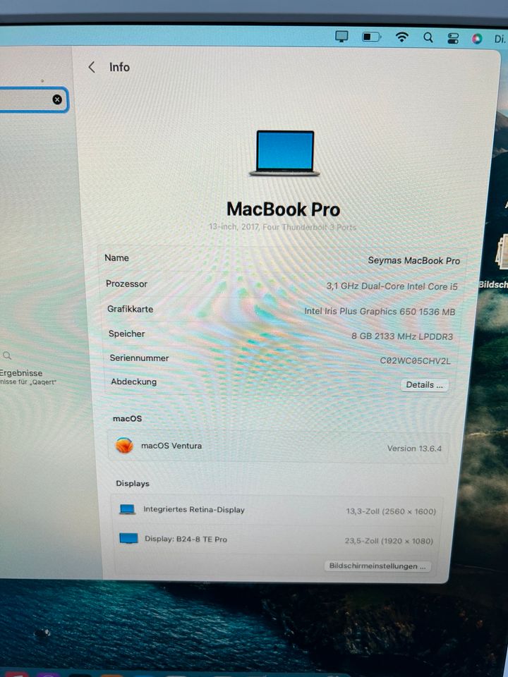 Apple, MacBook Pro 2017 in Bergisch Gladbach