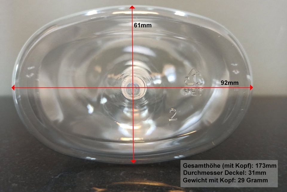 PET Flaschen klar Leerflaschen 500ml mit Flip Top Verschluss NEU in Wickede (Ruhr)