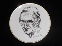 KPM,  Papst Paul VI. Paulus PP Gedenktelker, Wandteller Teller Niedersachsen - Lüneburg Vorschau