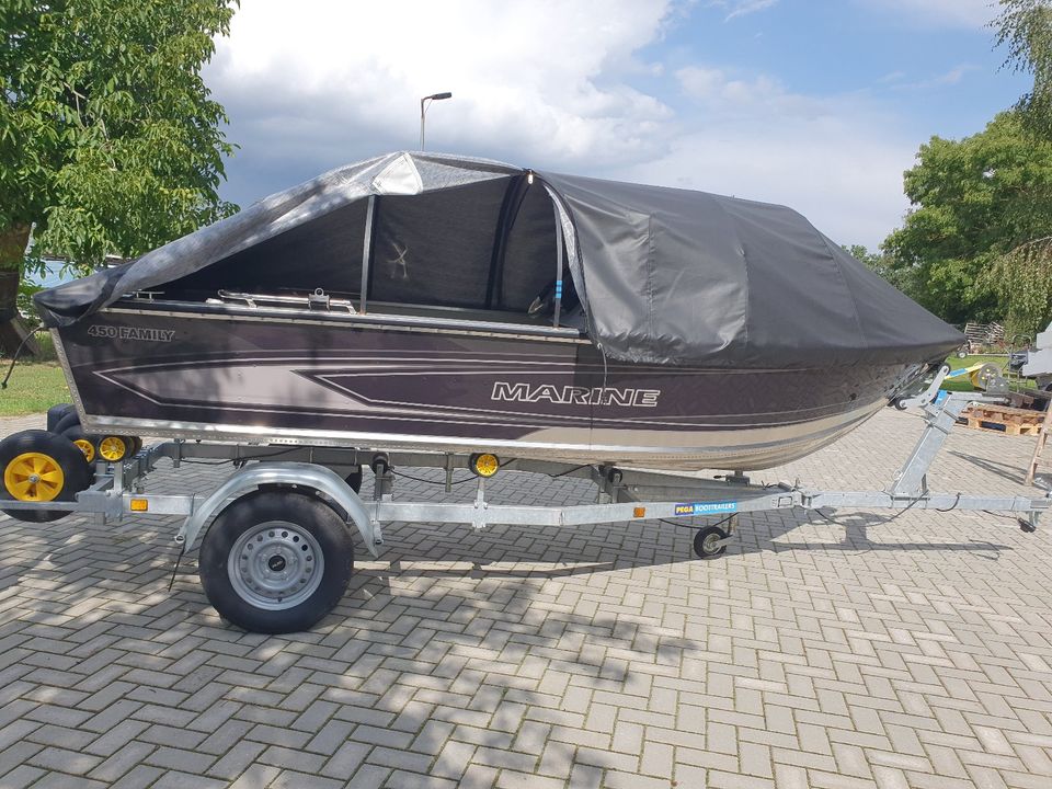 Marine 450 Family Sportboot Angelboot Freizeitboot Aluboot Plane in Oranienburg