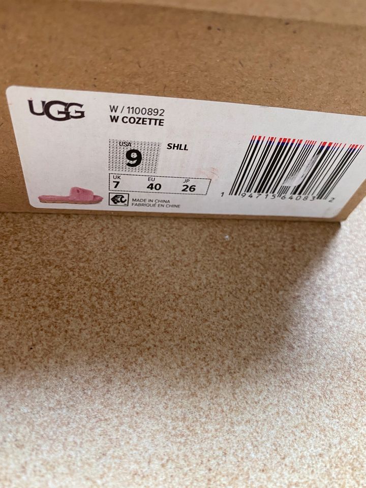 UGG Cozette Lammfell Pantolette Hausschuhe  Damen in 40 NEU ♥️ in Bergheim