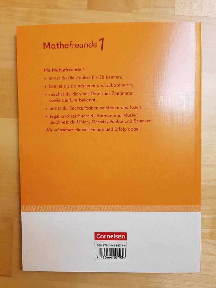 Mathefreunde 1 Schulbuch, Cornelsen Verlag, Grundschule - NEU in Camburg