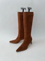 Peter Kaiser Stiefel Gr. 6,5 Gr. 40 Alcantara braun Muster Niedersachsen - Braunschweig Vorschau