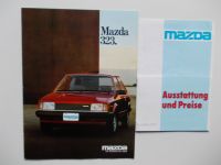 MAZDA 323 - Auto Prospekt + Ausstattung und Preise   1981 / 1982 Rheinland-Pfalz - Kaiserslautern Vorschau