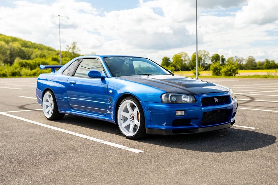 Nissan Skyline R34 GTR Bayside Blue in Jüchen