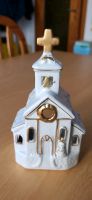 Deko Kirche weiß/Gold 16x 8 cm für Teelicht Baden-Württemberg - Ittlingen Vorschau