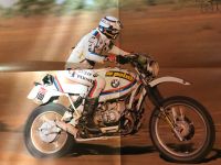 BMW R80 G/S Paris Dakar 1981 Hubert Auriol Poster Bayern - Wilhelmsthal Vorschau