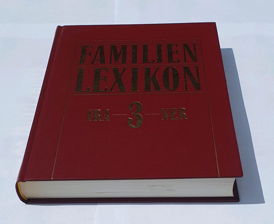 Familienlexikon, Familienlexika A - Z, Buch, Bücher in Pöttmes