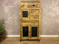 NEU - Möbelserie München - Lagerschrank / Highboard aus Mangoholz Niedersachsen - Bad Bentheim Vorschau