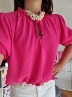 Blogger Roman Next Kurzarmbluse Bluse Shirt pink 3XL 46 NEU Baden-Württemberg - Philippsburg Vorschau