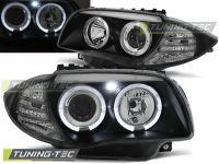 BMW 1er E81/E82/E87/E88 Scheinwerfer Schwarz+LED Standlicht 04-11 Kreis Ostholstein - Bad Schwartau Vorschau