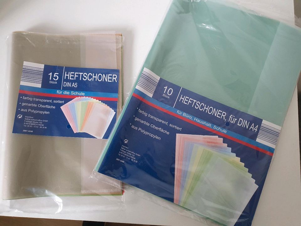 Heft- und Buchschoner Set versch. Grössen in Hildesheim