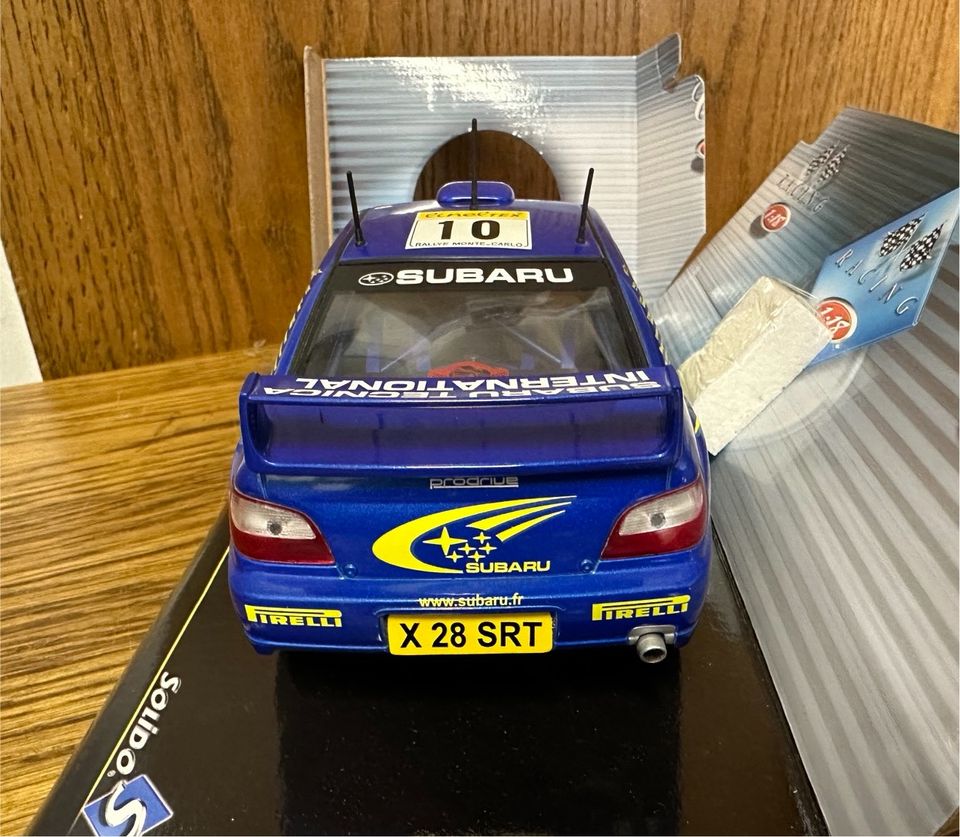 Modellauto 1:18 Mäkinen Lindström 2002 Subaru Impreza WRC Solido in Frankfurt am Main