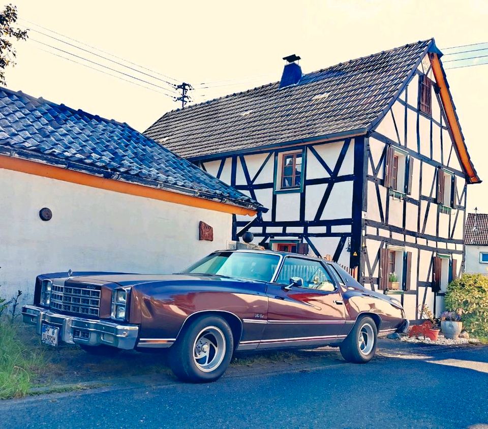 77er Chevrolet Monte Carlo 5.0 S 305 V8, H-Kennz., Swivel Seats in Hennef (Sieg)