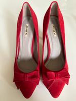 Sexy Plateau High Heel Pumps Rot 38 Schleife Nordrhein-Westfalen - Krefeld Vorschau